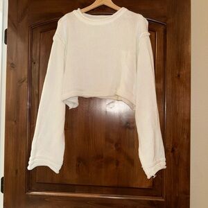 Chic Cream Cropped Top